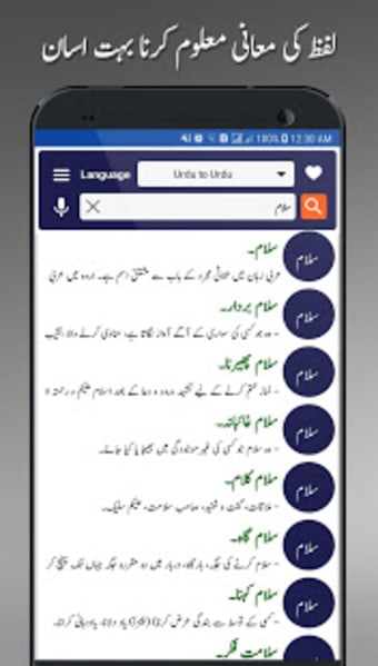 Image 0 for Offline Urdu Lughat - Urd…