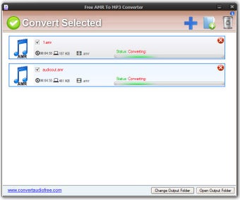 Image 0 for Free AMR to MP3 Converter