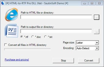Image 0 for HTML to RTF Pro DLL .Net