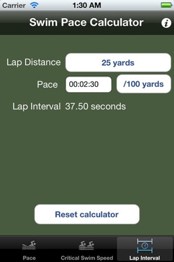 Imagen 0 para Swim Pace Calculator