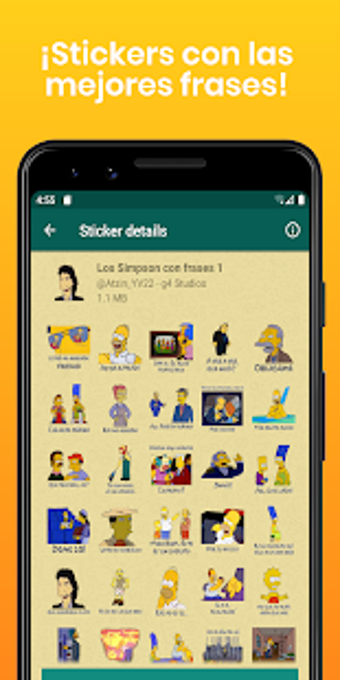 Imagen 0 para Stickers de Los Simpson p…