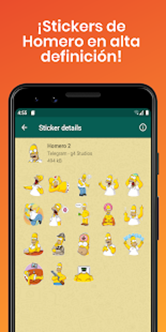 Image 3 for Stickers de Los Simpson p…