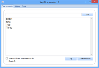 Image 0 for SayItNow