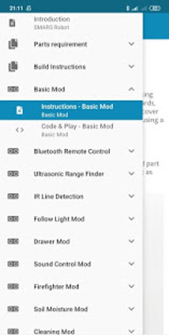 Image 3 for SMARS App - DIY Robot Ard…