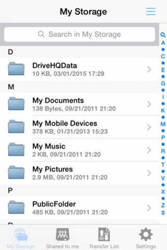 Image 0 for DriveHQ File Manager