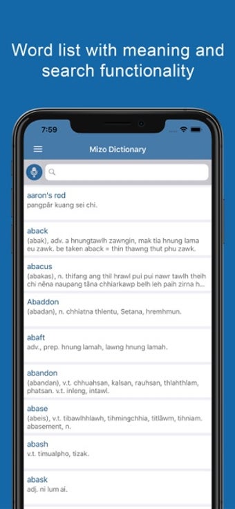 Image 0 for Mizo Dictionary & Transla…