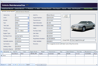 Imagen 0 para Vehicle MaintenanceTrac