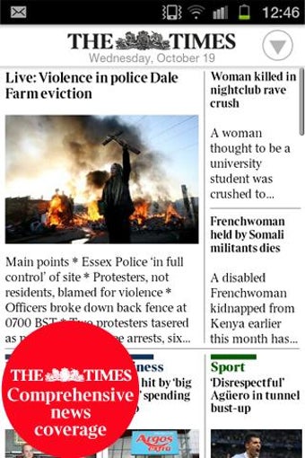 Image 1 for The Times for smartphone