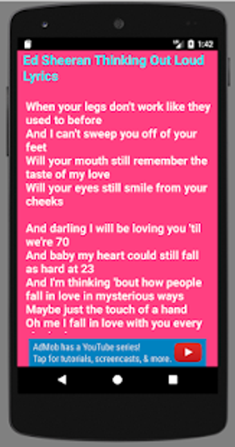 Image 2 for Ed Sheeran Thinking Out L…