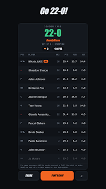 Image 0 for 22-0 Fantasy Basketball D…