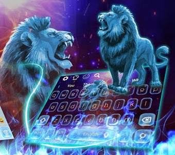 Image 2 for Neon Lion Roar Keyboard