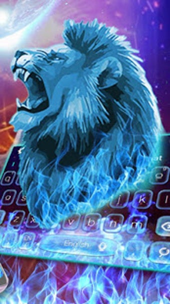 Image 1 for Neon Lion Roar Keyboard
