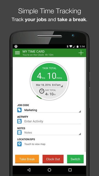 Imagen 2 para TSheets Time Tracker