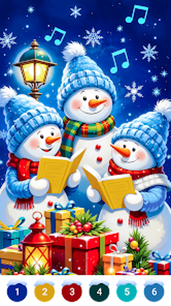 Image 0 for Winter Snow Color by Numb…