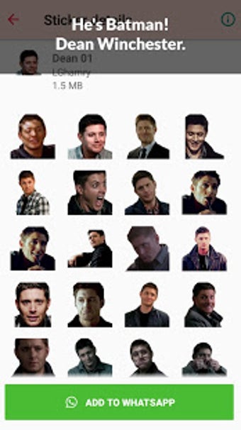 Imagen 2 para Supernatural Stickers for…