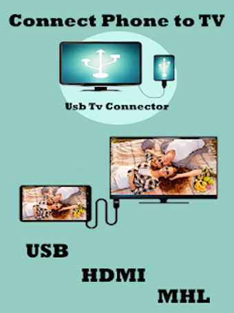 Imagen 1 para USB Connector phone to tv…