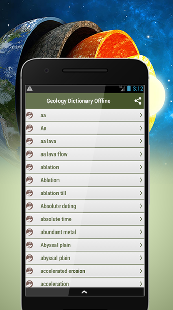 Imagen 1 para Geology Dictionary Offlin…