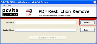 Image 0 for PCVITA PDF Restriction Re…