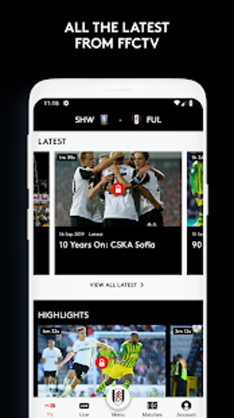 Imagen 3 para FFCtv  Fulham FC TV App