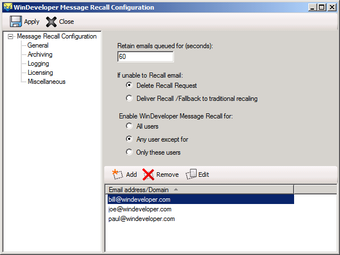 Image 0 for WinDeveloper Message Reca…