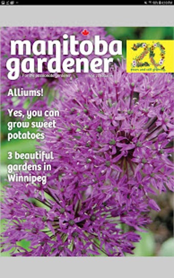 Image 1 for Manitoba Gardener Magazin…