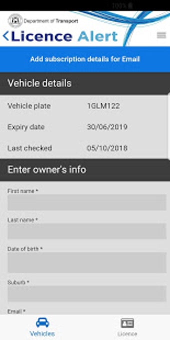 Image 2 for Licence Alert