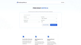 Image 0 for Free AI Essay Writer