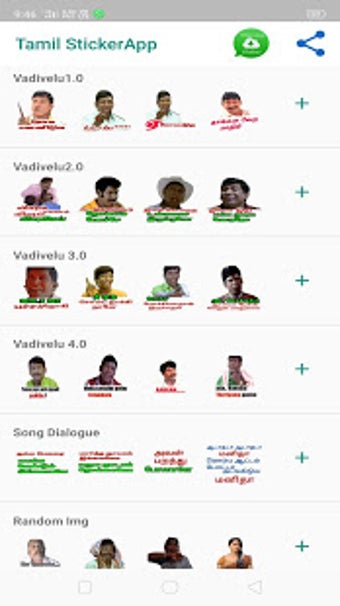 Image 0 for TAMIZHAN:Tamil Stickers-W…