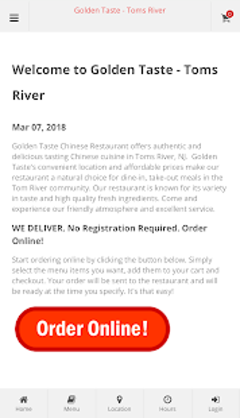 Image 0 for Golden Taste Toms River O…