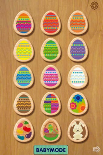Imagen 0 para Wood Puzzle Easter Colors