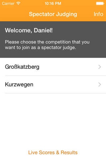 Image 0 for Spectator Judging