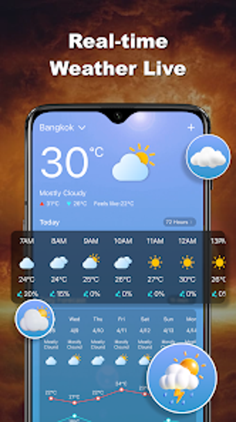 Image 0 for Weather Radar: AI Forecas…