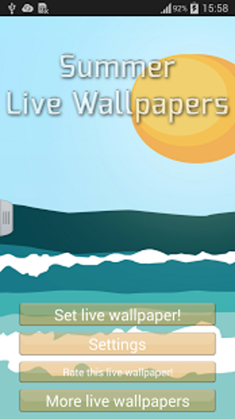 Imagen 3 para Summer Live Wallpapers