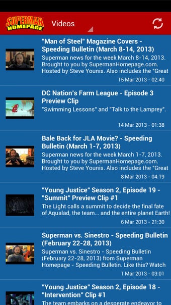 Imagen 1 para Superman Homepage