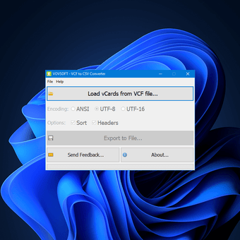 Image 1 for VCF to CSV Converter