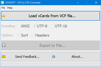 Image 0 for VCF to CSV Converter