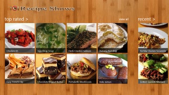 Imagen 1 para Recipe Shows for Windows …