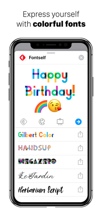 Image 2 for Fontself - color your wor…