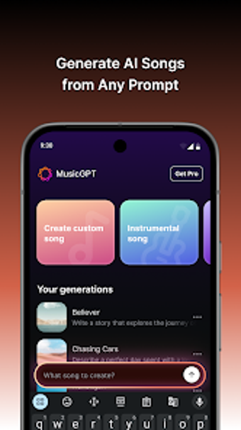 Image 0 for MusicGPT - AI Song Genera…