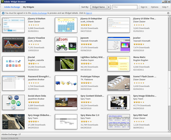Imagen 0 para Adobe Dreamweaver Widget …