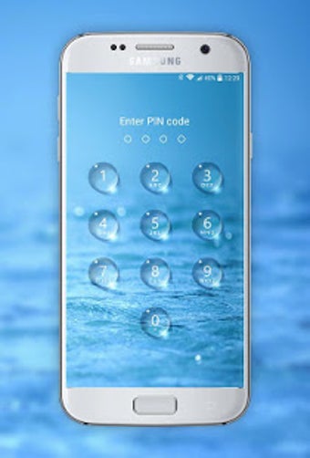 Imagen 1 para Lock screen - water dropl…