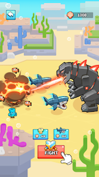 Image 0 for Block Fish:Merge Battle