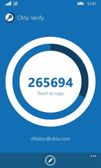 Imagen 1 para Okta Verify for Windows 1…