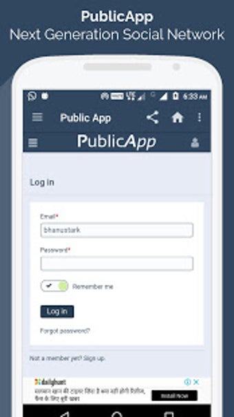 Imagen 0 para Public App