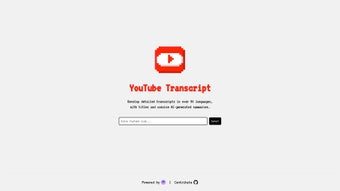 Image 0 for Youtube Transcript AI