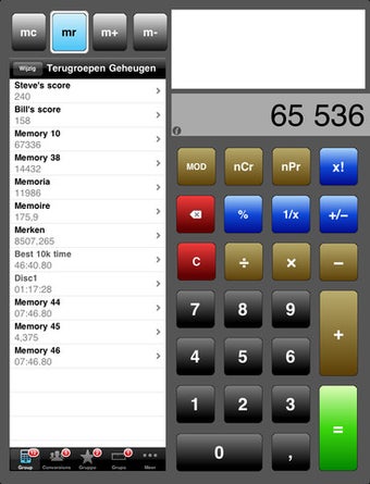 Imagen 2 para Calculator Brain for iPad