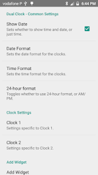 Image 3 for Dual Clock Widget