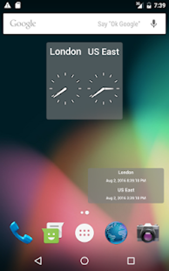 Image 0 for Dual Clock Widget
