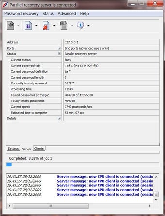 Imagen 0 para Parallel Password Recover…