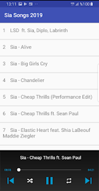 Imagen 1 para Sia Songs 2019 (without i…
